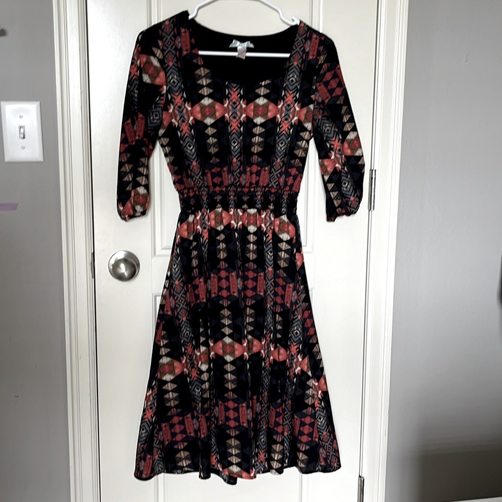 Downeast fit and flare dress. XS